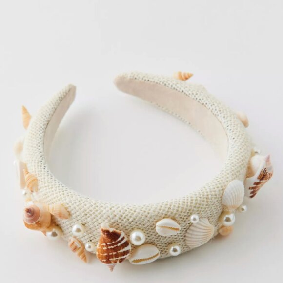 Shell & Pearl Headband - Picture 1 of 3